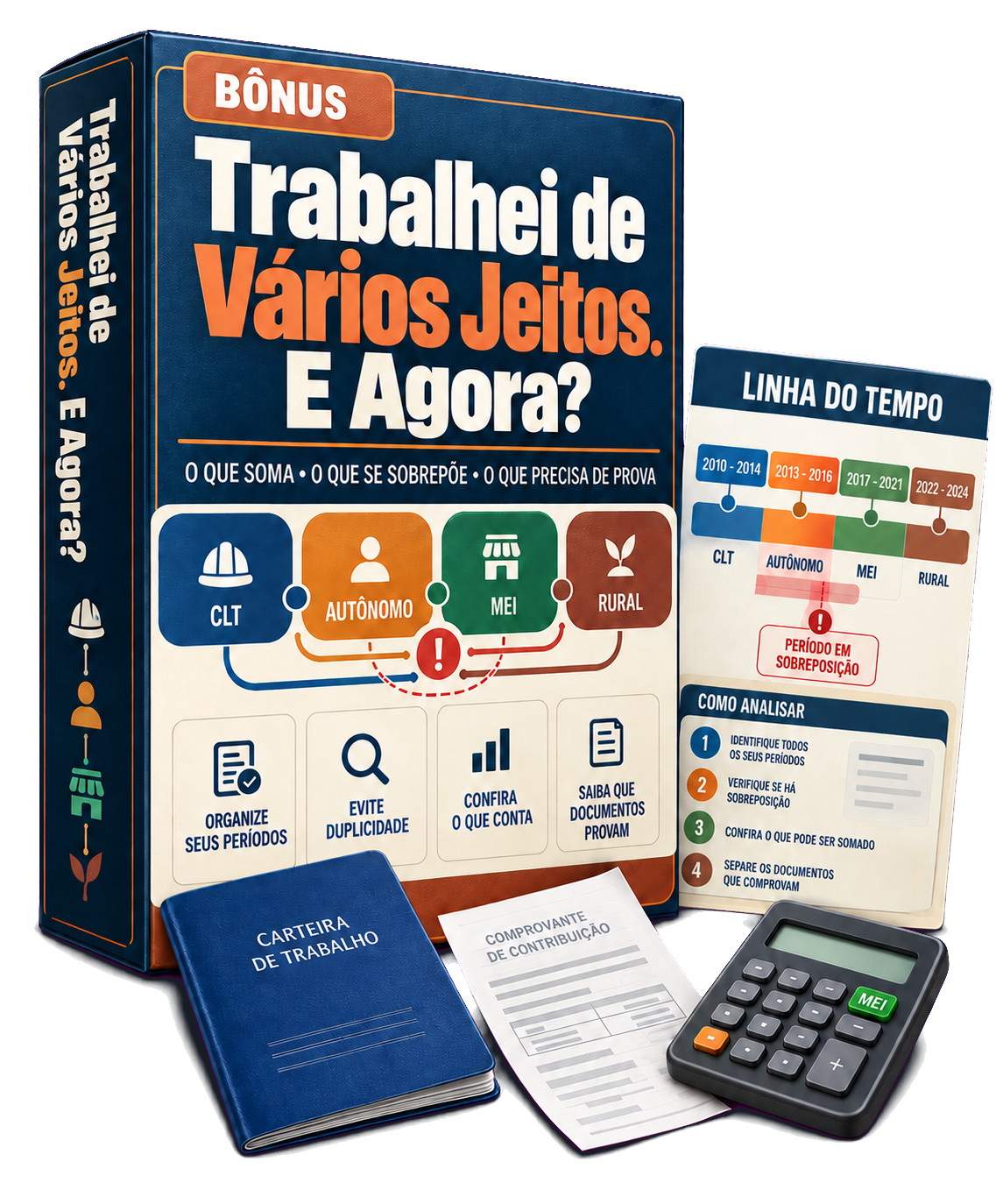 Capa do bônus Trabalhei de Vários Jeitos. E Agora?