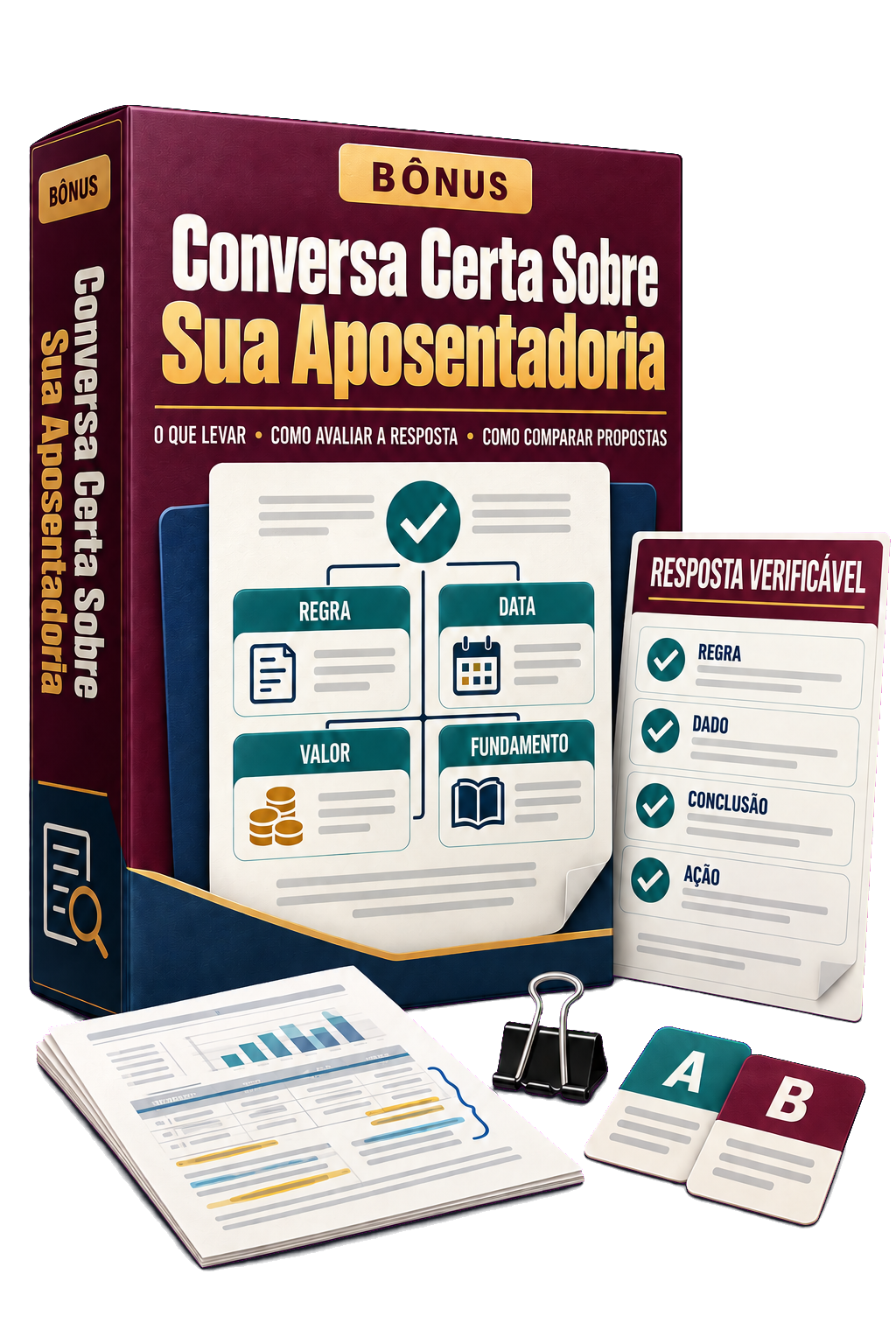 Capa do bônus Conversa Certa Sobre Sua Aposentadoria
