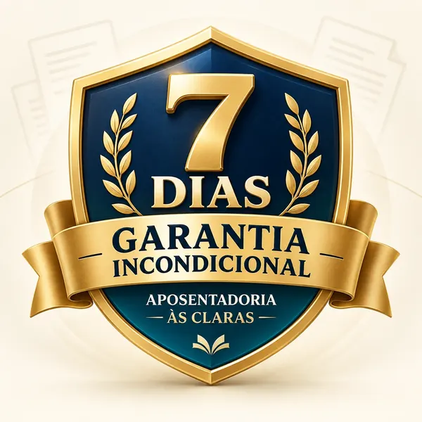 Garantia incondicional de 7 dias de Aposentadoria às Claras