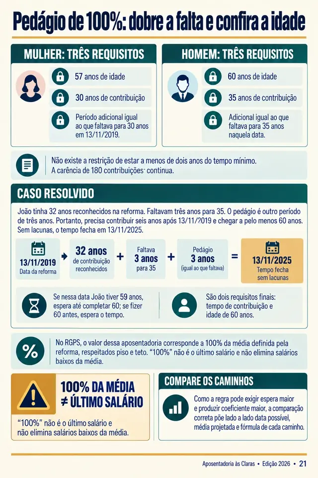 Página interna do guia principal sobre conferência previdenciária