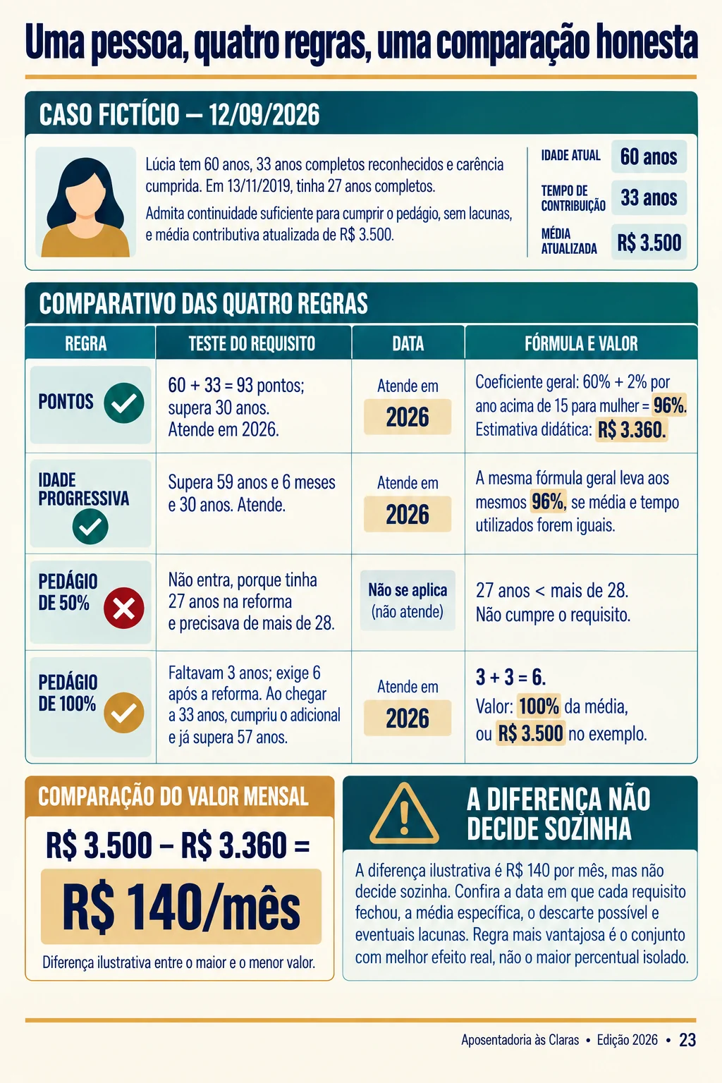 Página interna do guia principal com encaminhamento prático